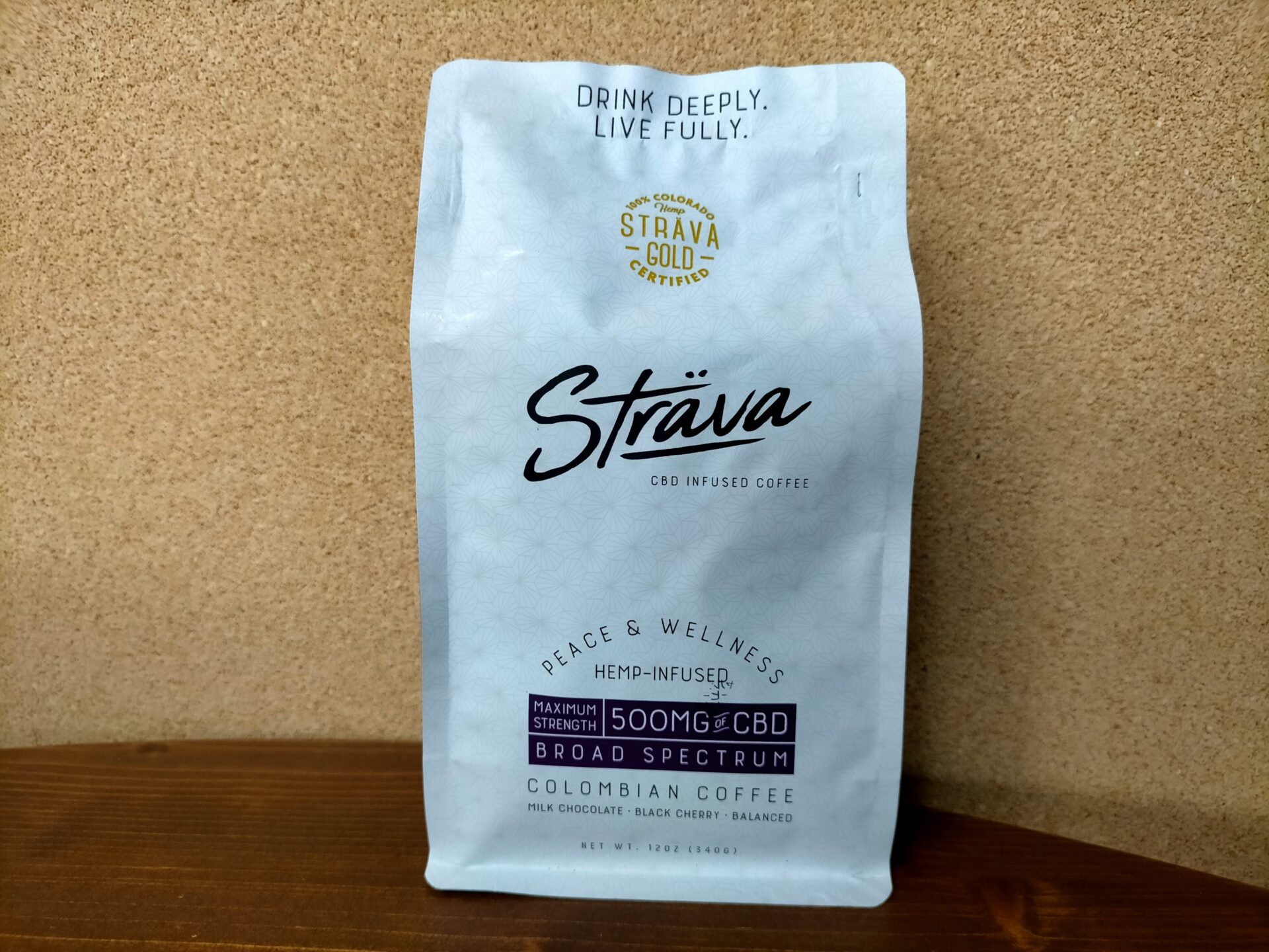 Strava CBD COFFEE コーヒーCBD500mgのレビュー！酸味を感じるスペシャリティコーヒー！